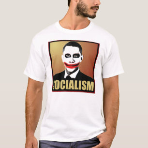 T-shirt Socialismo de Obama do palhaço