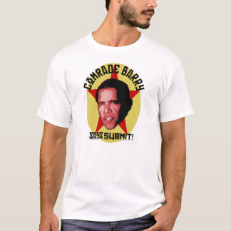T-shirt socialista do camarada Barack Obama