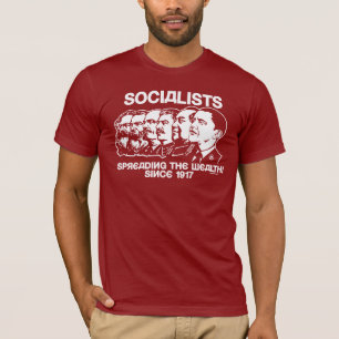 T-shirt Socialistas: Espalhando a riqueza