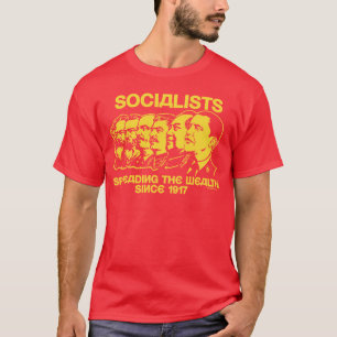 T-shirt Socialistas: Espalhando a riqueza