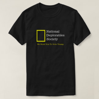 T-shirt Sociedade nacional de Deplorables