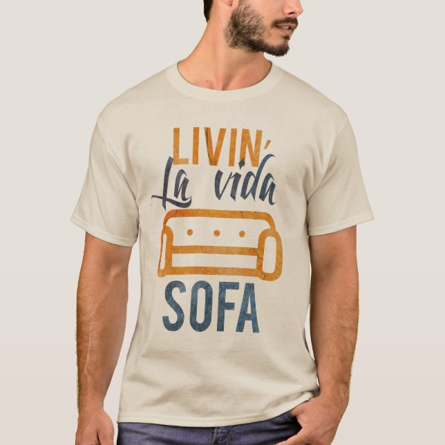 T-shirt Sofá do vida do la de Livin (Frente)