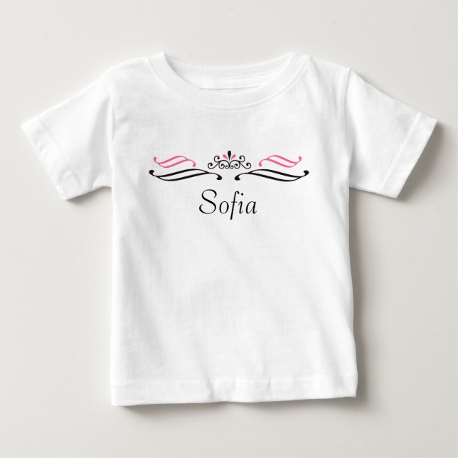 T-shirt Sofia Princess/Beauty Pageant Tiara T Shirt (Frente)