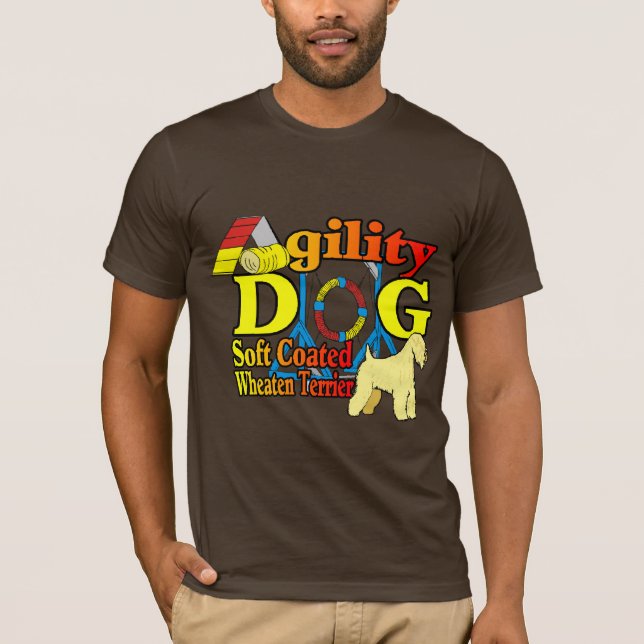 T-shirt Soft_Coated_Wheaten_Terrier_Agilidade (Frente)
