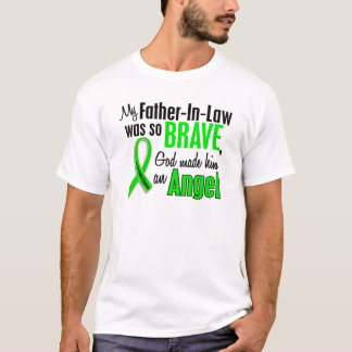 T-shirt Sogro do linfoma de Non-Hodgkins do anjo 1