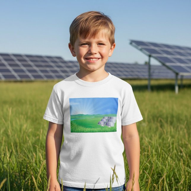 T-Shirt Solar Energético Renovável (Criador carregado)