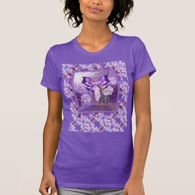 T-Shirt Solar Roxo (Frente)