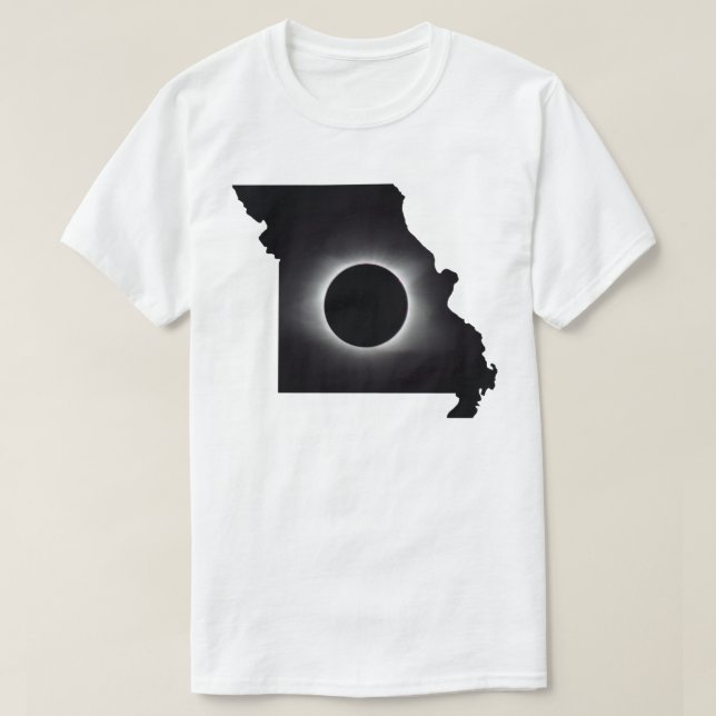 T-Shirt Solar Total 2024 Missouri (Frente do Design)