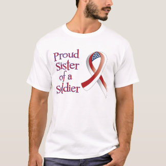 T-shirt Soldado orgulhoso da irmã