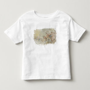 T-shirt Soldados março de 1805 (caneta & tinta e watercol