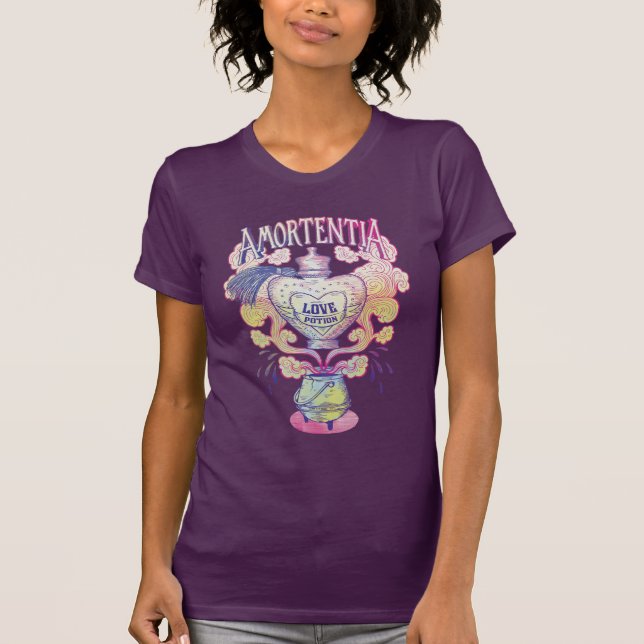 T-shirt Soletra Harry Potter| Amortentia Love Potion Bottl (Frente)