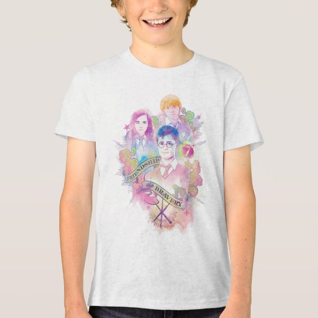T-shirt Soletra Harry Potter| Harry, Hermione e Ron Waterc (Frente)