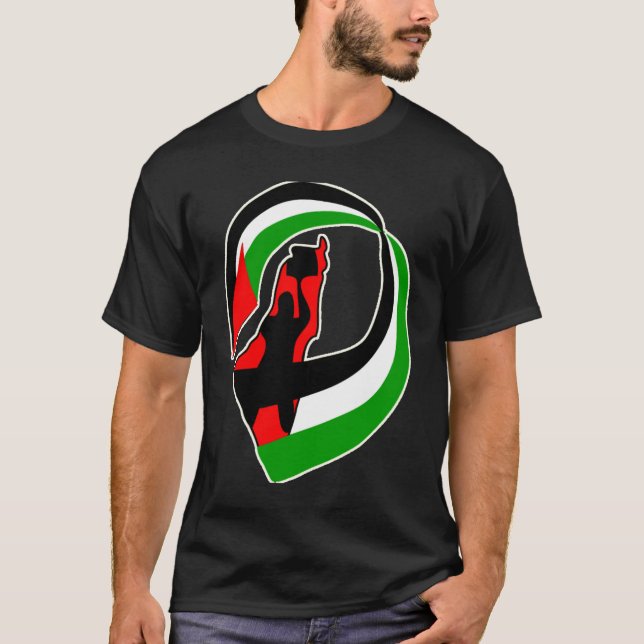 T-shirt solidariedade de Palestina (Frente)