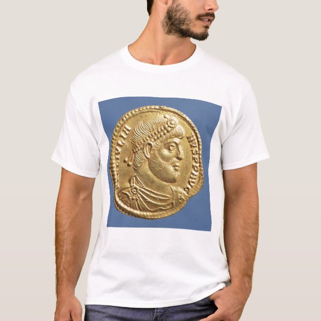 T-shirt Solidus de juliano a apostata drapejada (Frente)