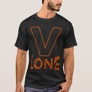 T-shirt solitária Vlone V