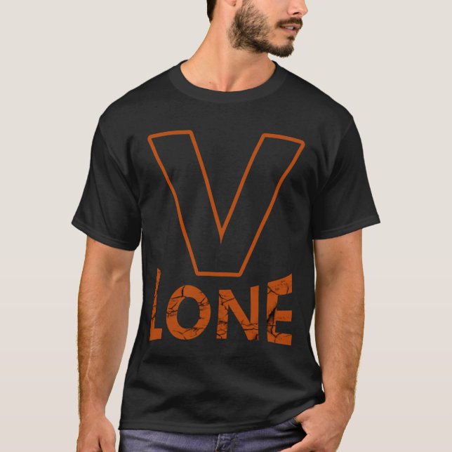 T-shirt solitária Vlone V (Frente)
