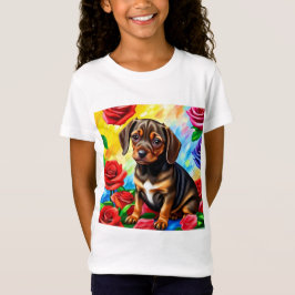 T-Shirt solitário Dachshund Puppy Dog