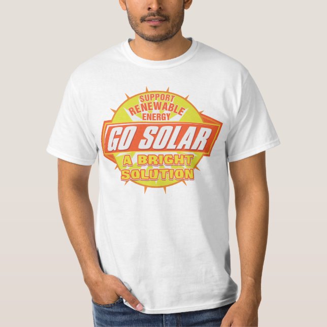 T-shirt Solução da energia solar (Frente)