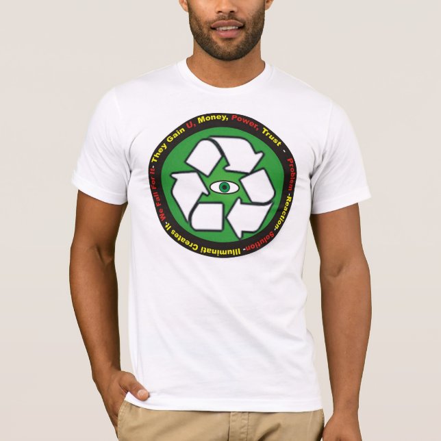 T-shirt Solução da reação do problema (Frente)