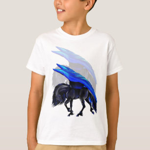 T-shirt sombreado do insecto da noite
