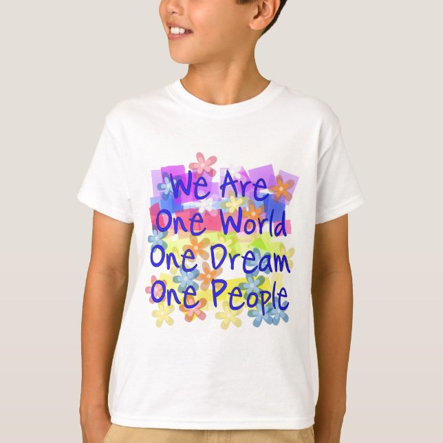 T-shirt Somos Um Mundo (Frente)