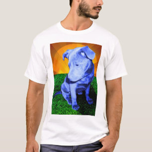 T-shirt Sonho azul da luz do sol de Kisja