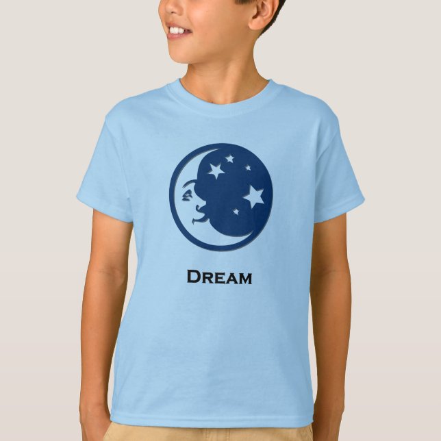 T-shirt Sonho das estrelas da lua (Frente)