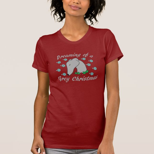 T-shirt Sonho de um Natal cinzento 2 (Frente)