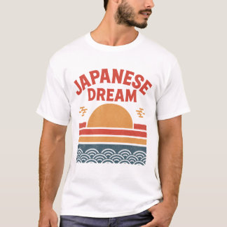 T-Shirt Sonho Japonês | Ascensão da Imagem Retroat