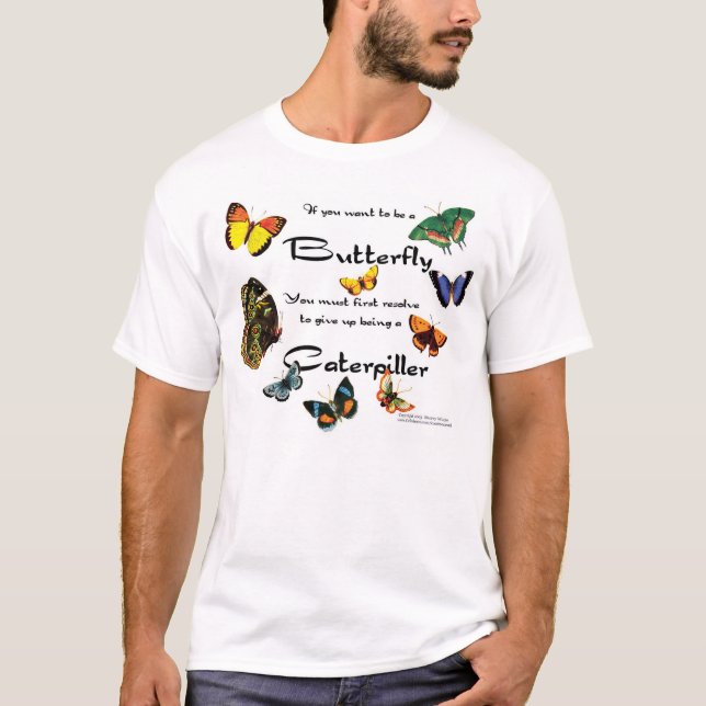 T-shirt Sonhos da borboleta (Frente)