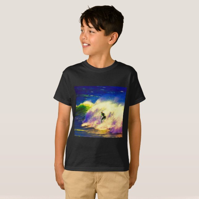 T-shirt Sonhos de surf (Frente Completa)