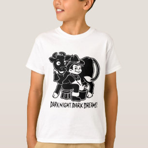 T-shirt Sonhos escuros da obscuridade da noite