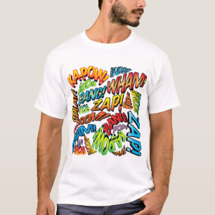 T-shirt Sons de Pop de Arte do Livro