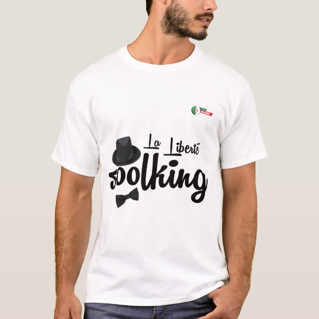 t-shirt soolking da arte 02 do salim de Liberté do (Frente)
