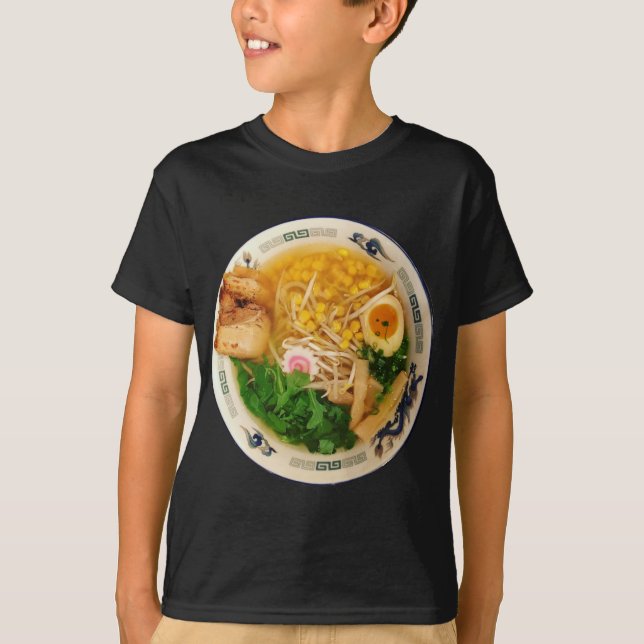 T-shirt Sopa de Pork Ramen Noodle (Frente)