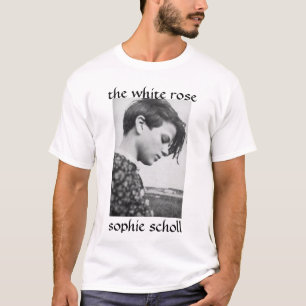 T-shirt SophieScholl, o rosa branco, scholl do sophie