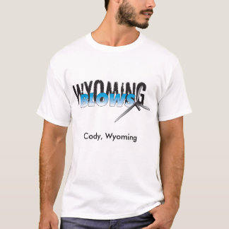 T-shirt Sopros de Wyoming/Cody, Wyoming