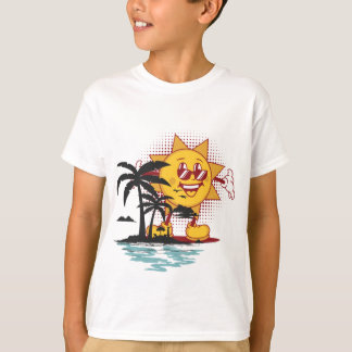 T-Shirt sorrindo Sol de Verão