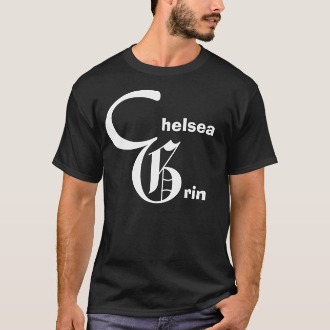 T-shirt Sorrir forçadamente de Chelsea nas trilhas (Frente)