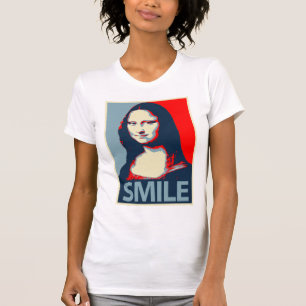 T-shirt Sorriso de Mona Lisa