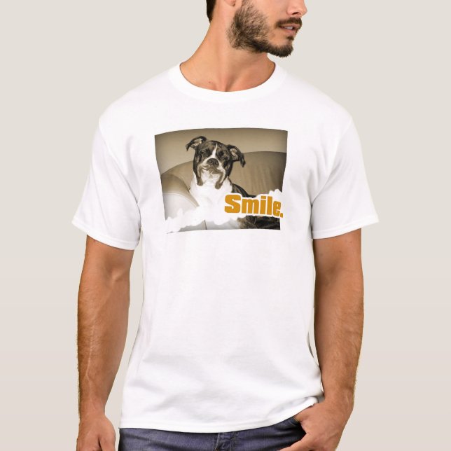 T-shirt Sorriso do pugilista (Frente)