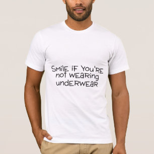 T-shirt Sorriso se você não está vestindo o roupa inter