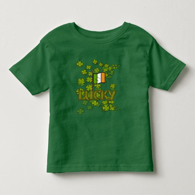 T-shirt Sorte dos irlandeses (Frente)