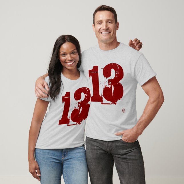 T-shirt sortudo 13 (Unissex)