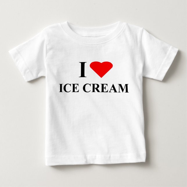 T-shirt - sorvete do amor de I (Frente)