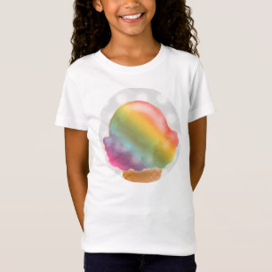 T-shirt Sorvete do cone do sorvete do arco-íris -