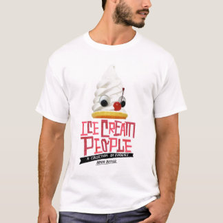 T-shirt Sorvete do "pessoas do logotipo projeto "