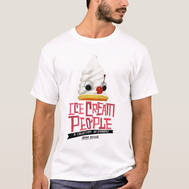T-shirt Sorvete do "pessoas do logotipo projeto " (Frente)