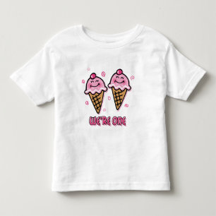T-shirt Sorvete Somos uma Garotas Gêmeas