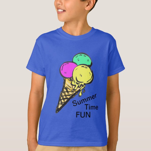 T-Shirt sorvete Summer Time (Frente)